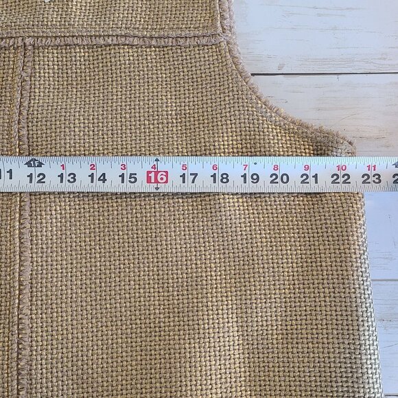 Banana Republic Gold Woven Layer Vest Top NEW XL Boho Lagenlook Casual Staple - Picture 7 of 8